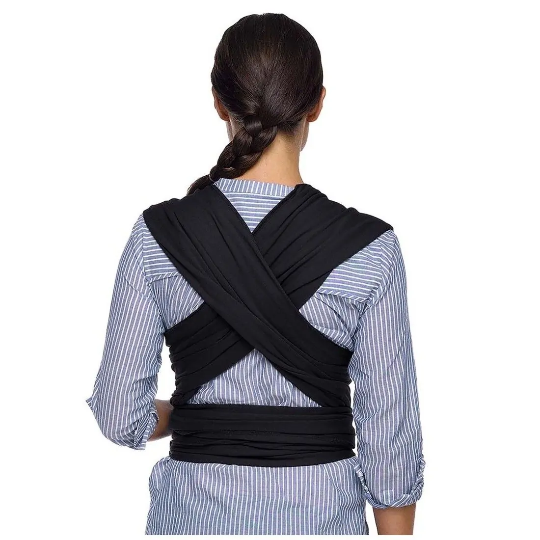 Fular Portabebés Moby Wrap Evolution Black (Bambú)